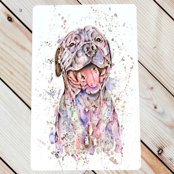 Watercolor Dog Magnet - Picture 1 of 2